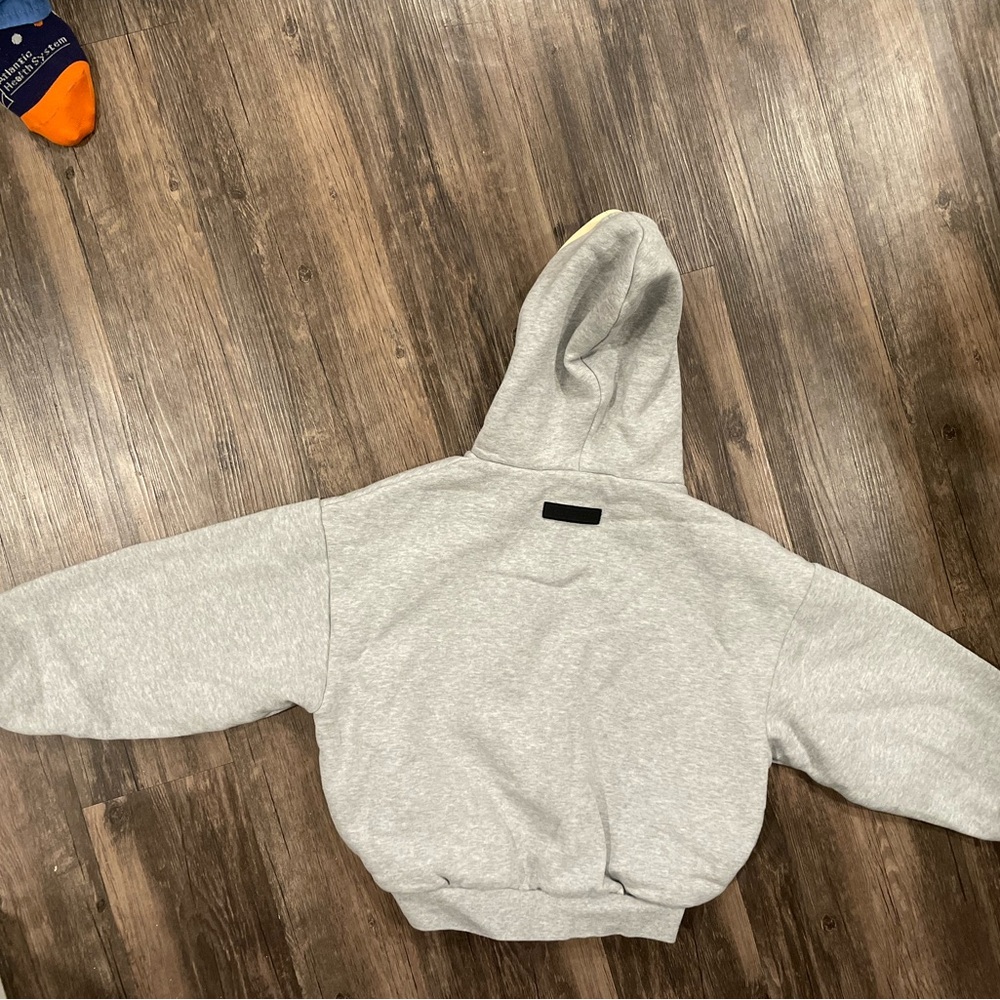 Fear of God Kids Gray Hoodie